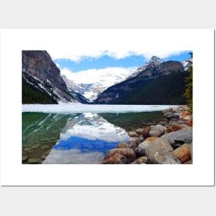 Lake Louise and Victoria Glacier Canadian Rockies Canada Posters and Art